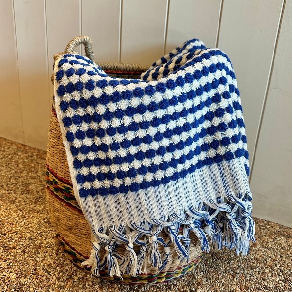 Handmade ﻿towel (blue)